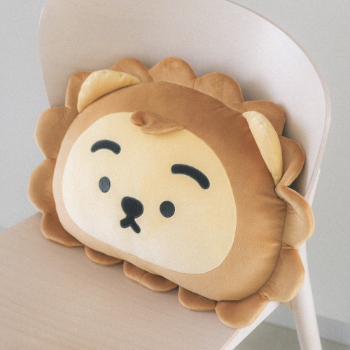 사자 페이스 모찌 쿠션