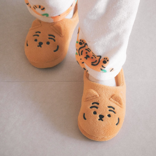 뚱랑이 털 슬리퍼 2종