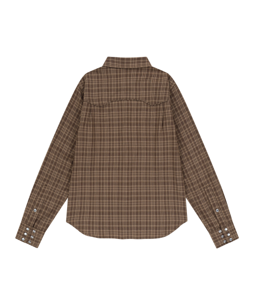 Western Check Shirts (Brown)