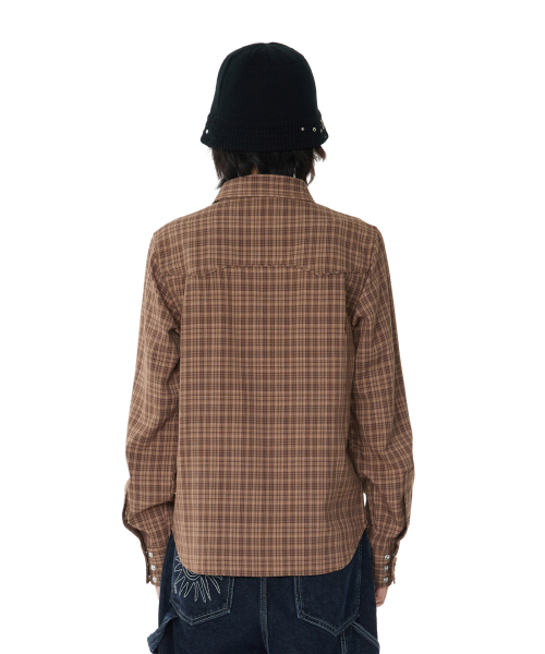 Western Check Shirts (Brown)