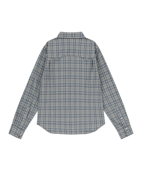 Western Check Shirts (Blue)
