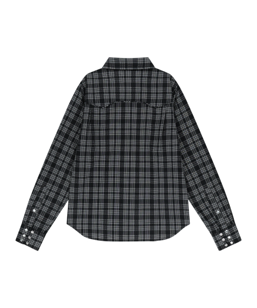 Western Check Shirts (Black)