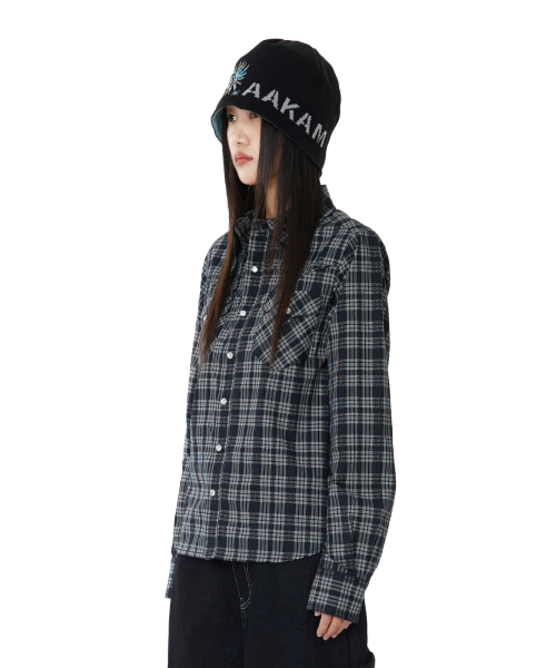 Western Check Shirts (Black)