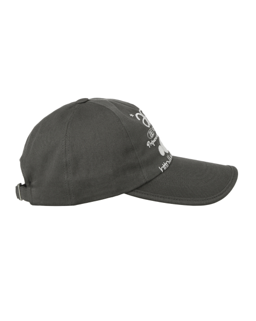 WEB LOGO 5 PANNEL BALL CAP [CHARCOAL]