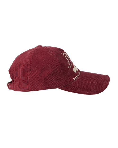 WEB LOGO CORDUROY CAP [BURGUNDY]