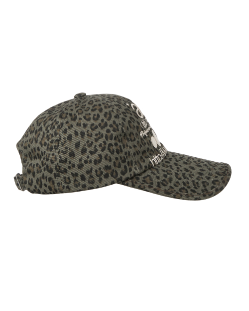 WEB LOGO LEOPARD CAP [KHAKI]