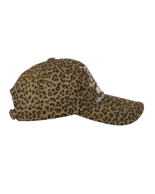 WEB LOGO LEOPARD CAP [MUSTARD]