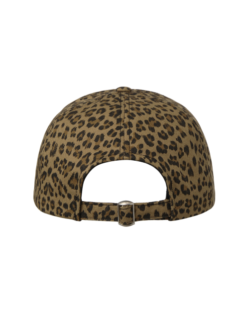 WEB LOGO LEOPARD CAP [MUSTARD]
