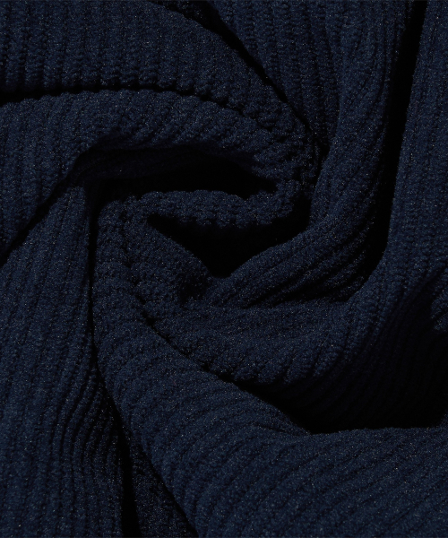 여성 코듀로이 스냅 바시티 자켓 Dark Navy