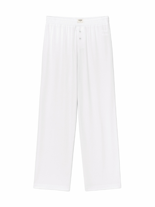 G MODAL BUTTON PANTS (WHITE)
