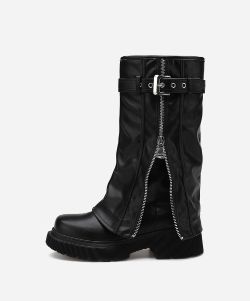 워머 벨티드 미들부츠 412446004(4cm/1color)