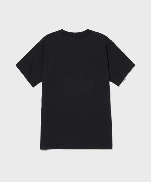 베이직 포켓 반팔 티셔츠 Black