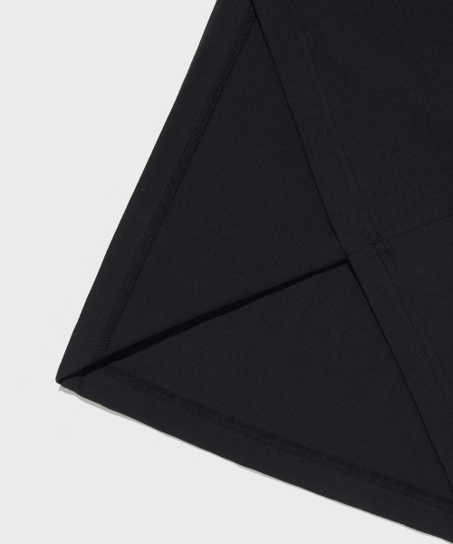 베이직 포켓 반팔 티셔츠 Black