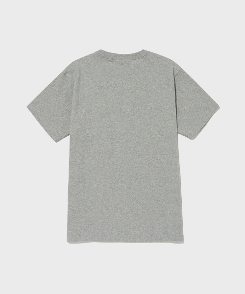 베이직 포켓 반팔 티셔츠 Normal Grey