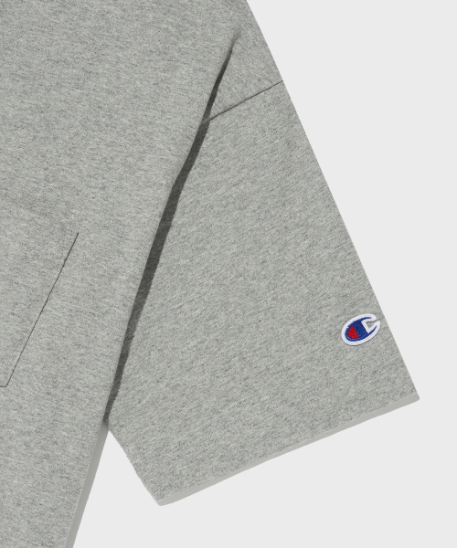 베이직 포켓 반팔 티셔츠 Normal Grey