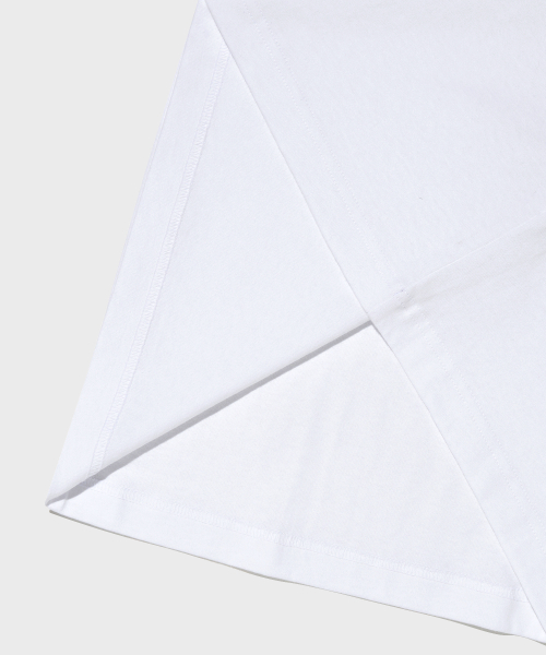 베이직 포켓 반팔 티셔츠 White