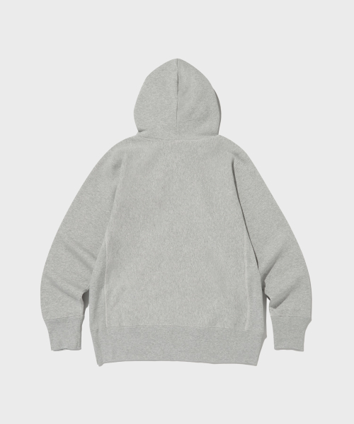리버스위브 115 블루택 루즈핏 후드 티셔츠 Normal Grey