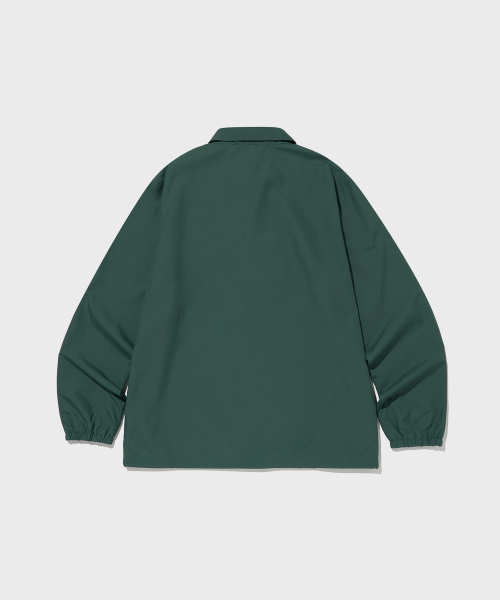 폴리에스터 메쉬 안감 코치 재킷 Dark Green