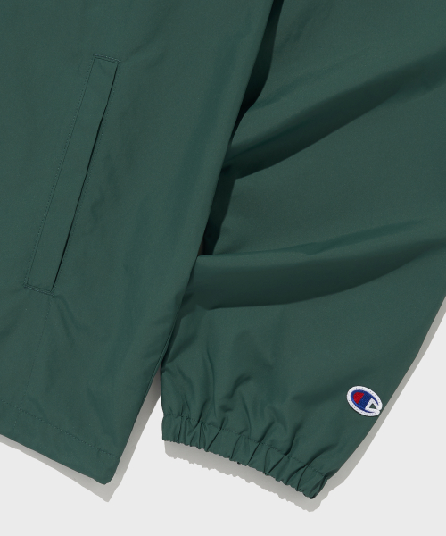 폴리에스터 메쉬 안감 코치 재킷 Dark Green