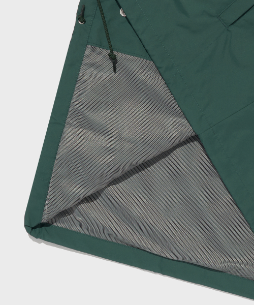 폴리에스터 메쉬 안감 코치 재킷 Dark Green