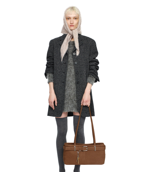 SHOULDER BROCLE [NUBUCK BROWN]