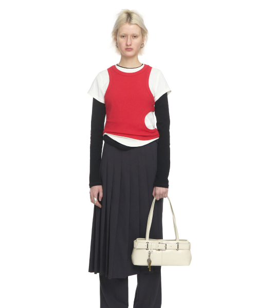 SHOULDER BROCLE MINI [STONE CREAM]