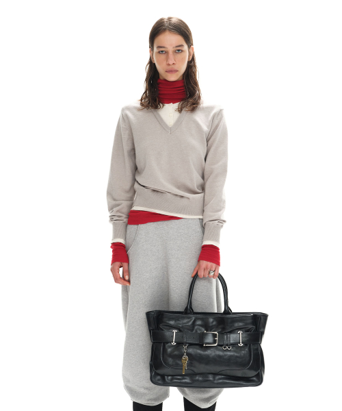 TOTE BROCLE [STONE BLACK]