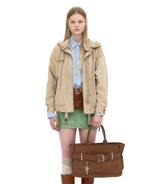 TOTE BROCLE [NUBUCK BROWN]