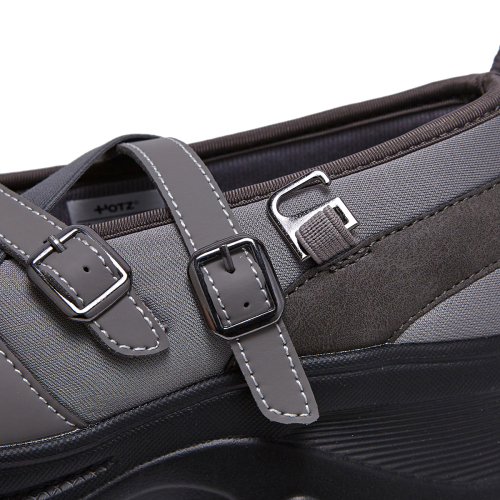 ROMITA Platform Banding Mary Jane Shoes Gray OZSQGA136G