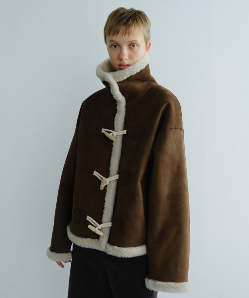 REVERSIBLE MUSTANG JACKET - BROWN