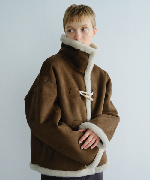 REVERSIBLE MUSTANG JACKET - BROWN