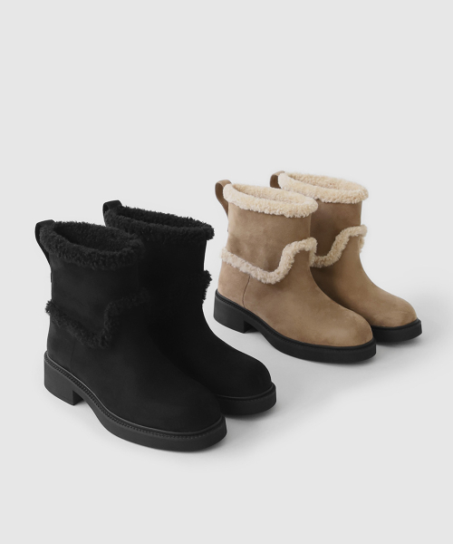 Martha Fur Lined Boots (4cm)