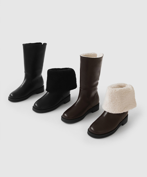 Bendor Fur Lined Middle Boots (3.5cm)