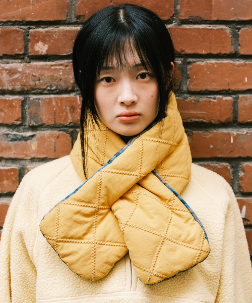 PADDED NYLON SCARF - 5 colors