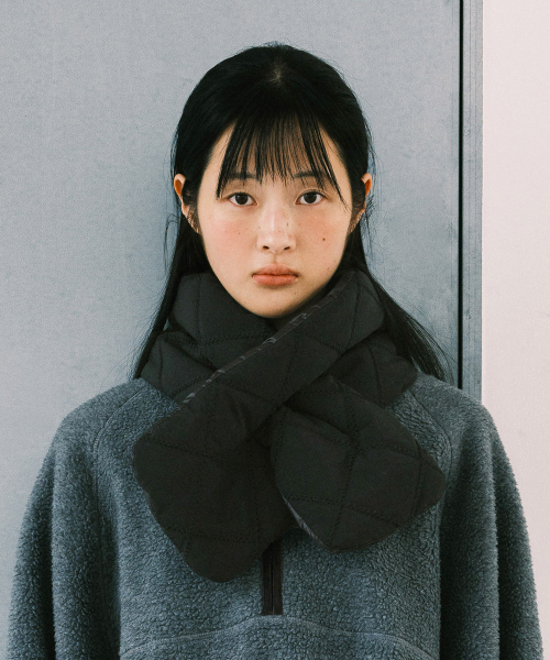 PADDED NYLON SCARF - 5 colors