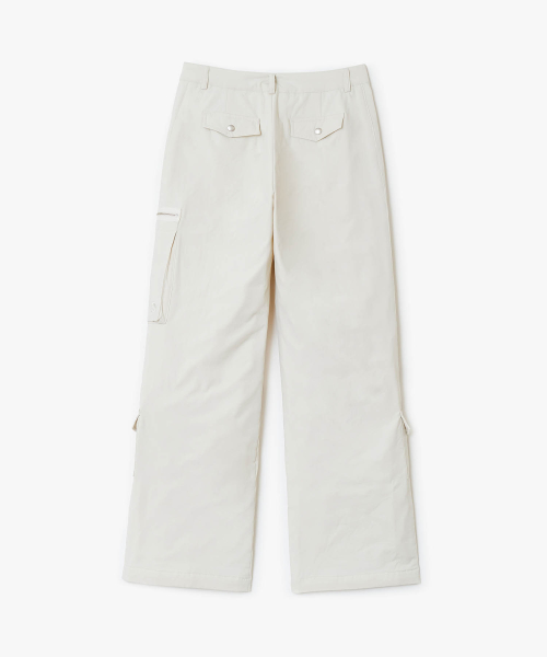 Padded Cargo Pants (CREAM)