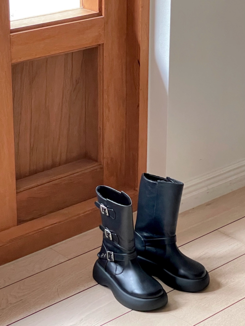 classy platform boots