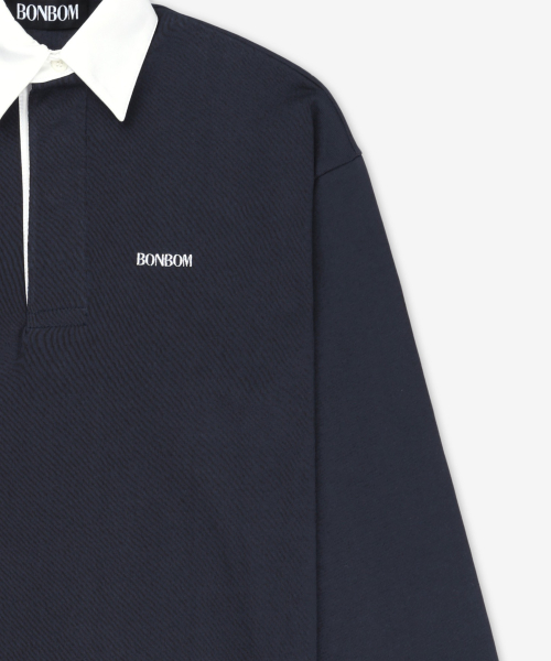 지바 피케 티셔츠 - 네이비 / TSHIRT9NAVY