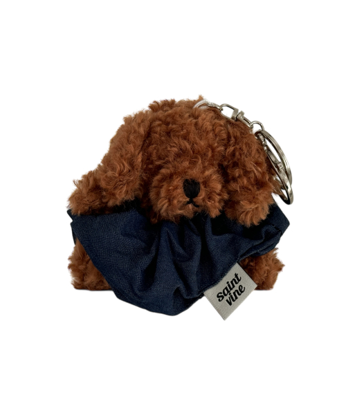 Love scrunch puppy keyring