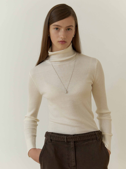 Turtleneck Basic Pullover NEK6XP918