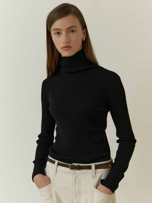 Turtleneck Basic Pullover NEK6XP918