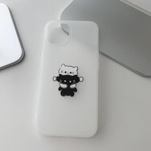 [withsome반투명]볼쭉 썸캣 커플 폰 케이스