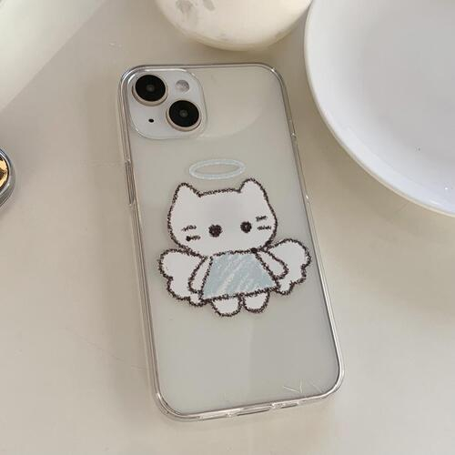 Angel Demon Somecat Phone Case