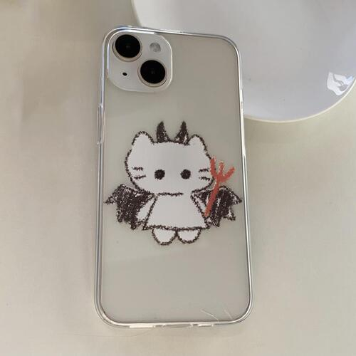 Angel Demon Somecat Phone Case
