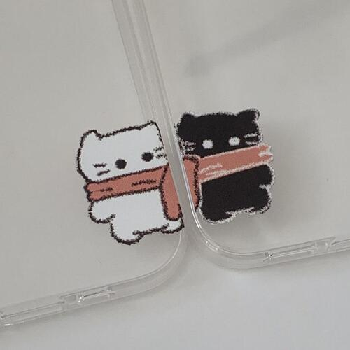 SOMECAT Scarf Couple Phone Case