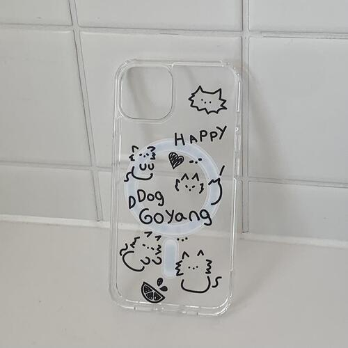 Poop Cat MagSafe Phone Case