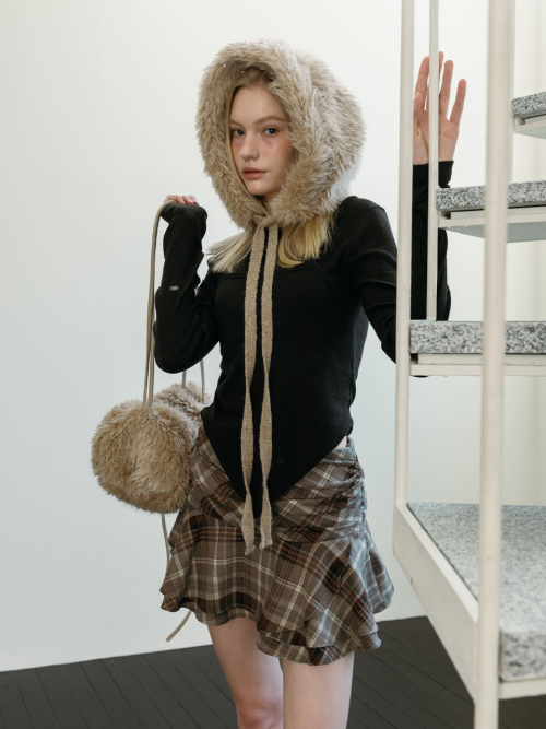 MOIFAIRE FUR BACKPACK / BEGIE
