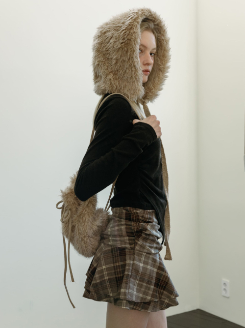 MOIFAIRE FUR BACKPACK / BEGIE