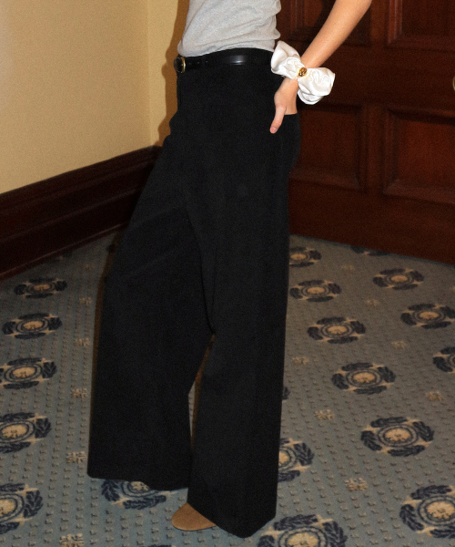 Wood Pants_Black