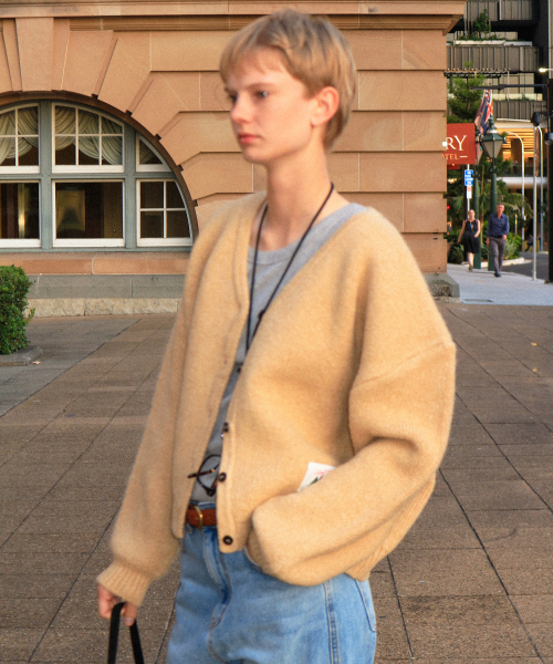 Momo Cardigan_Custard